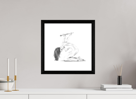 Tension – Fine Art Print with Black Oak Frame